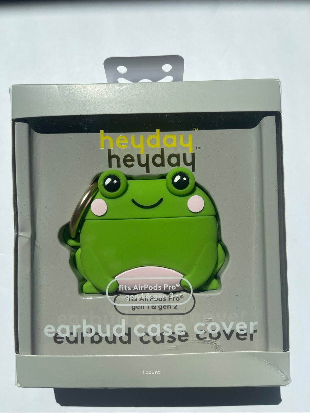 Heyday frog earbud case cover NIP
